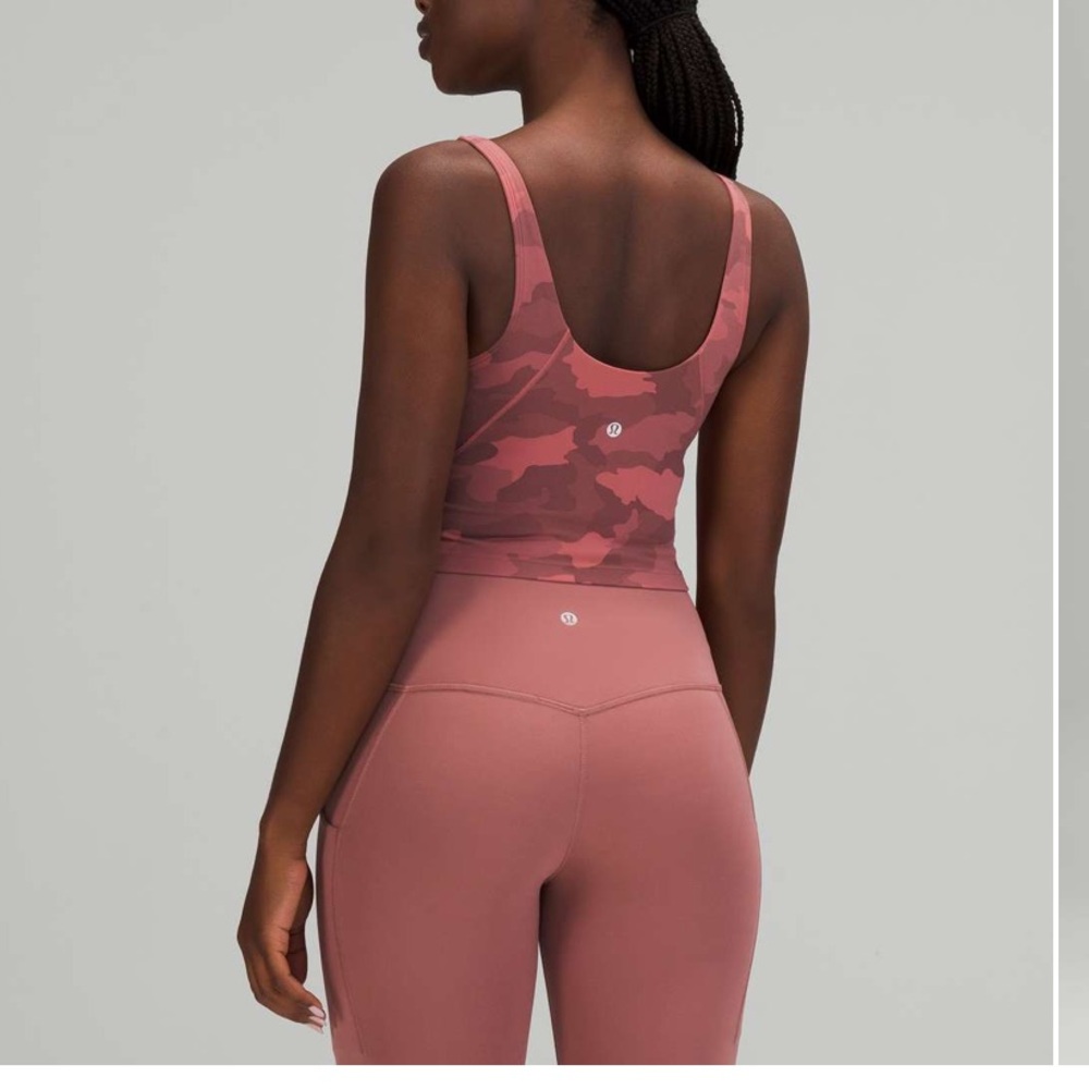 Lululemon Align Tank Top Heritage 365 Camo Brier Rose Multi size 2